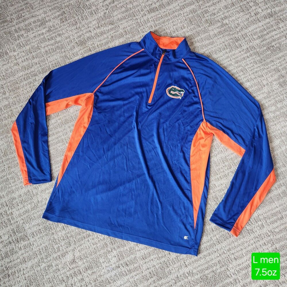 University of Florida Gators men's 1/4 zip pullover jacket size L